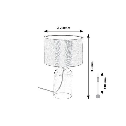 Rábalux Luxin Beltéri lámpa  E14 1x MAX 40 - RAB74047