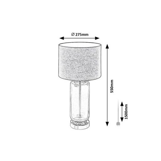Rábalux Rien Beltéri lámpa  E27 1x MAX 60 - RAB74049