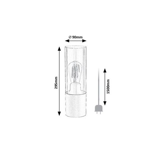 Rábalux Ronno Beltéri lámpa  E27 1x MAX 25 - RAB74050