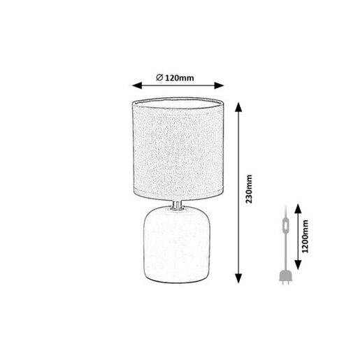 Rábalux Daphni Beltéri lámpa  E14 1x MAX 40 - RAB74053