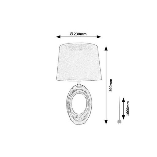 Rábalux Dalora Beltéri lámpa  E14 1x MAX 25 - RAB74063
