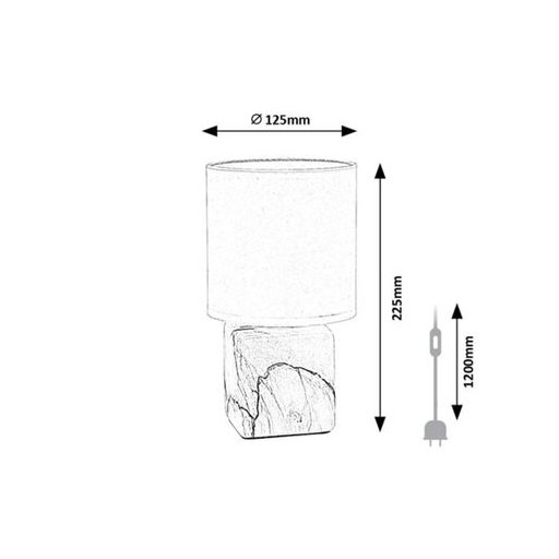 Rábalux Nalisa Beltéri lámpa  E14 1x MAX 40 - RAB74069
