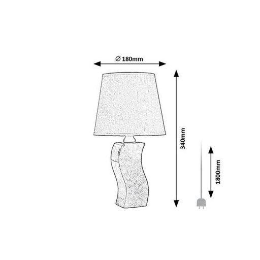Rábalux Dayami Beltéri lámpa  E14 1x MAX 40 - RAB74073