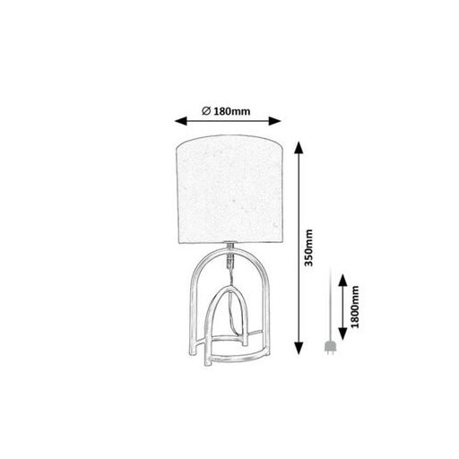 Rábalux Gisaya Beltéri lámpa  E14 1x MAX 25 - RAB74075
