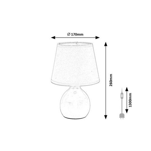 Rábalux Ingrid Beltéri lámpa  E14 1x MAX 40 - RAB74078