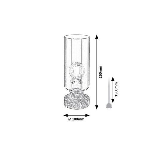 Rábalux Tanno Beltéri lámpa  E27 1x MAX 25 - RAB74120