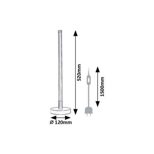 Rábalux Nivaro Beltéri lámpa meleg fehér LED 8 - RAB74165