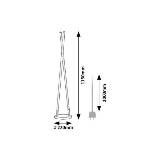 Rábalux Nivaro Beltéri lámpa meleg fehér LED 28 - RAB74166