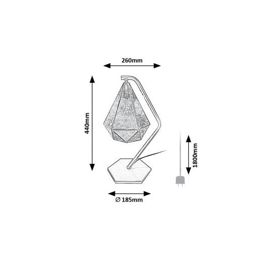 Rábalux Norah Beltéri lámpa  E14 1x MAX 40 - RAB74200