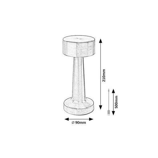 Rábalux Senan Beltéri lámpa változtatható LED 2,7 - RAB74208