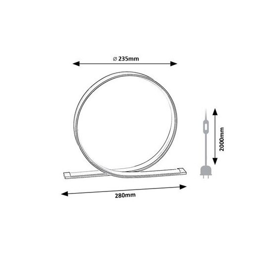 Rábalux Azula Beltéri lámpa természetes fehér LED 5 - RAB74210