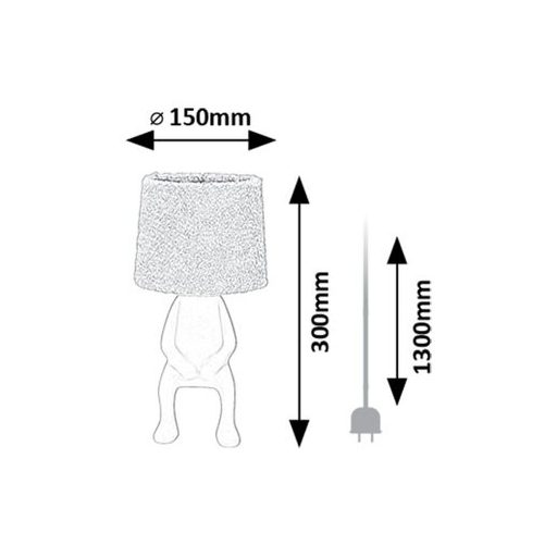 Rábalux Smurfy Beltéri lámpa  E14 1x MAX 40 - RAB74218