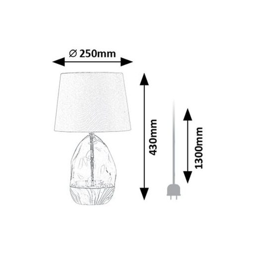 Rábalux Apolonia Beltéri lámpa  E27 1x MAX 40 - RAB74227