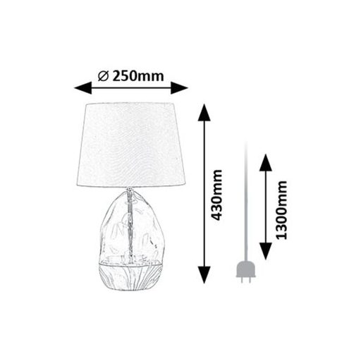 Rábalux Apolonia Beltéri lámpa  E27 1x MAX 40 - RAB74228
