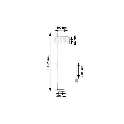 Rábalux Narmin Beltéri lámpa  E27 1x MAX 40 - RAB74240