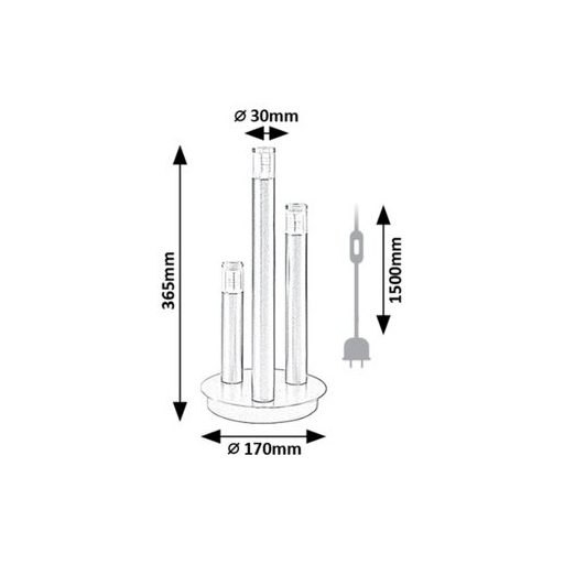 Rábalux Ramira Beltéri lámpa  G9 3x MAX 5 - RAB74365