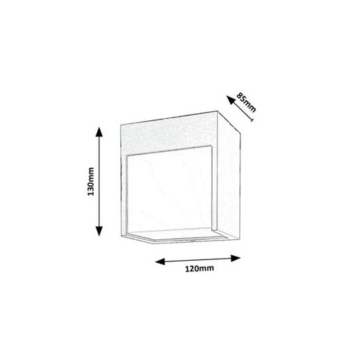 Rábalux Balimo Kültéri lámpa természetes fehér LED 12 - RAB7477