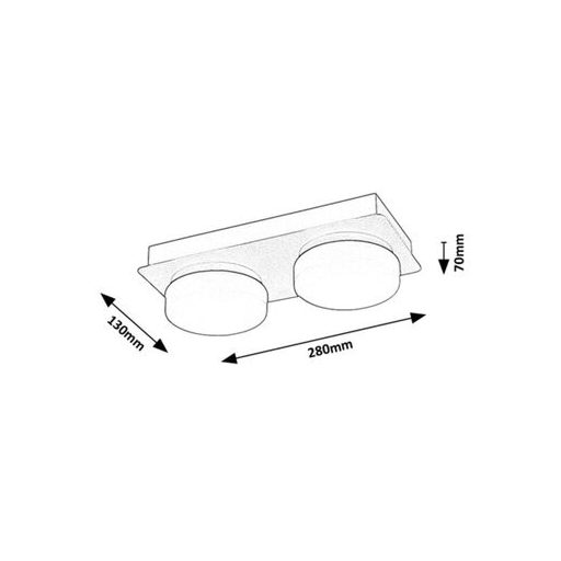 Rábalux Attichus Beltéri lámpa természetes fehér LED 11 - RAB75002