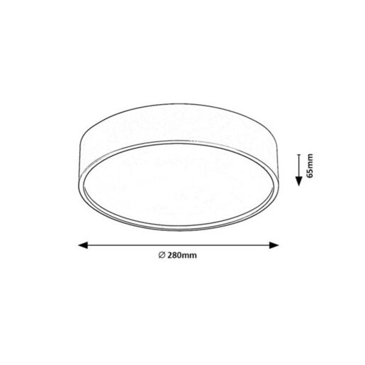 Rábalux Larcia Beltéri lámpa természetes fehér LED 18 - RAB75010