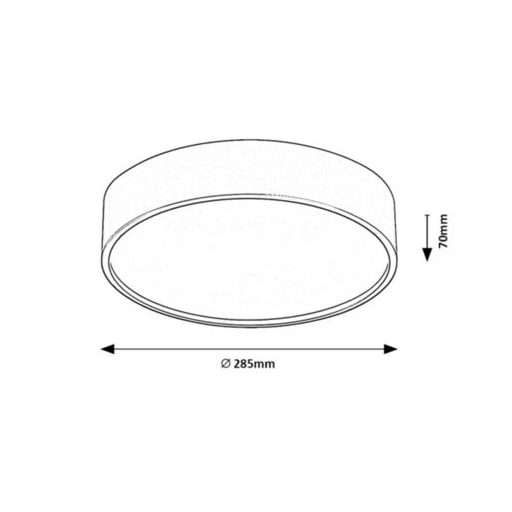 Rábalux Larcia Beltéri lámpa természetes fehér LED 19 - RAB75011