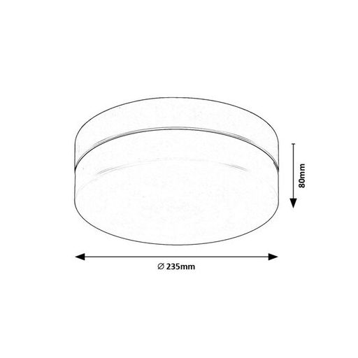 Rábalux Gaelo Beltéri lámpa természetes fehér LED 15 - RAB75025