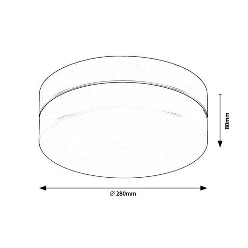 Rábalux Gaelo Beltéri lámpa természetes fehér LED 18 - RAB75026