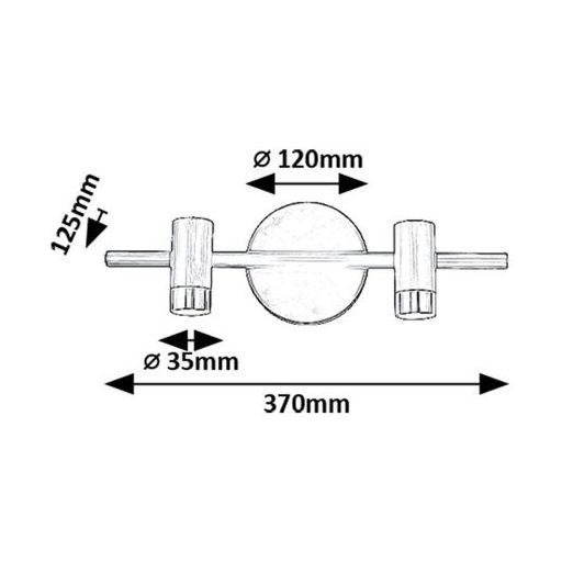 Rábalux Kadir Beltéri lámpa természetes fehér LED 6 - RAB75041