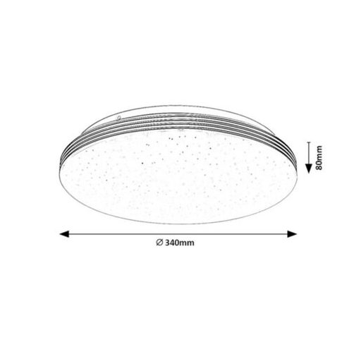 Rábalux Toma Beltéri lámpa természetes fehér LED 18 - RAB75057