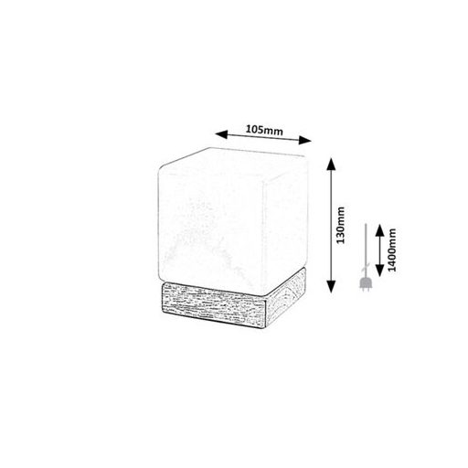 Rábalux Pirit Beltéri lámpa meleg fehér LED 1,2 - RAB76003