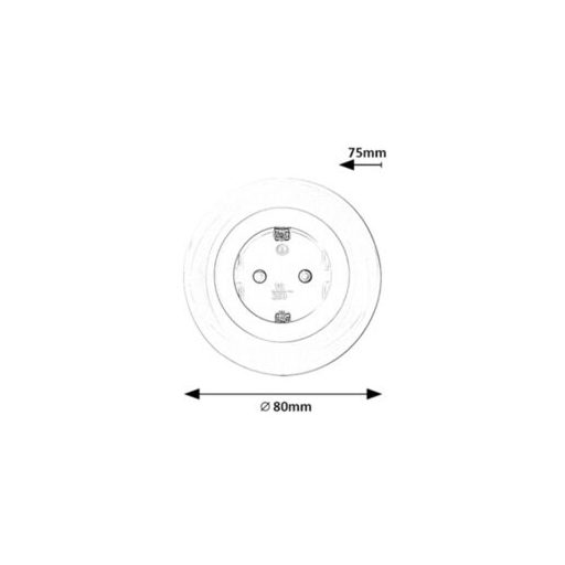 Rábalux Abel Beltéri lámpa meleg fehér LED 0,54 - RAB76011