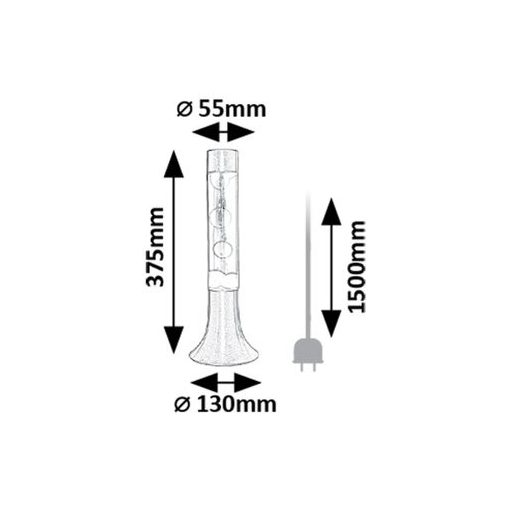 Rábalux Poppilol Beltéri lámpa meleg fehér LED 25 - RAB76025