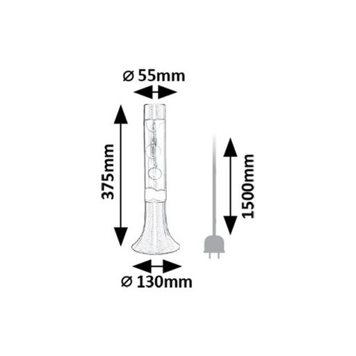 Rábalux Poppilol Beltéri lámpa meleg fehér LED 25 - RAB76026