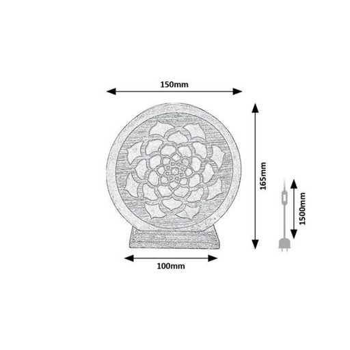 Rábalux Mandali Beltéri lámpa  E14 1x MAX 15 - RAB76031