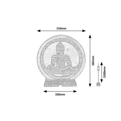Rábalux Zenova Beltéri lámpa  E14 1x MAX 15 - RAB76033