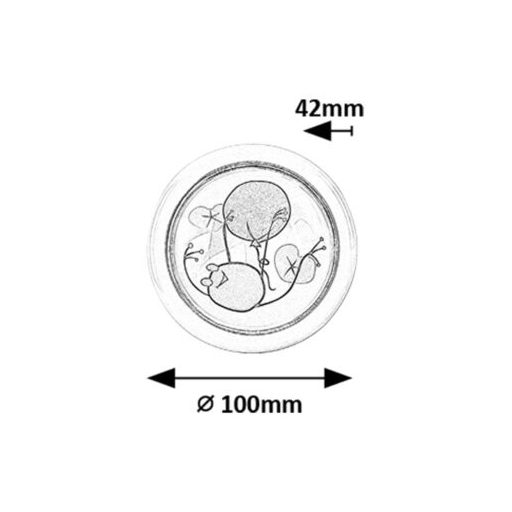 Rábalux Froggo Beltéri lámpa hideg fehér LED 0,3 - RAB76071