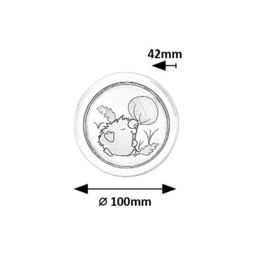 Rábalux Hedgy Beltéri lámpa hideg fehér LED 0,3 - RAB76072