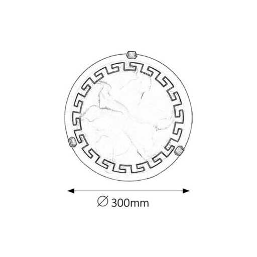 Rábalux Etrusco Beltéri lámpa  E27 1x MAX 60 - RAB7648