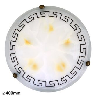   Rábalux Etrusco Mennyezeti lámpa E27 2x MAX 60W IP20 fehér alabástrom üveg RAB7649