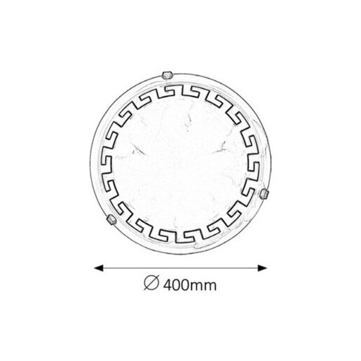 Rábalux Etrusco Beltéri lámpa  E27 2x MAX 60 - RAB7649