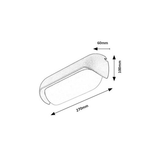 Rábalux Hulst Kültéri lámpa meleg fehér LED 13 - RAB77041