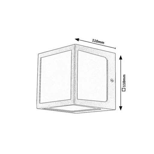 Rábalux Rennes Kültéri lámpa természetes fehér LED 10 - RAB77042