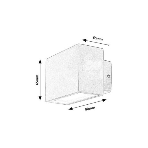 Rábalux Mataro Kültéri lámpa természetes fehér LED 7 - RAB77074