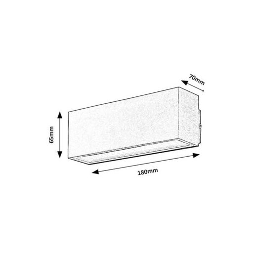 Rábalux Mataro Kültéri lámpa természetes fehér LED 10 - RAB77075