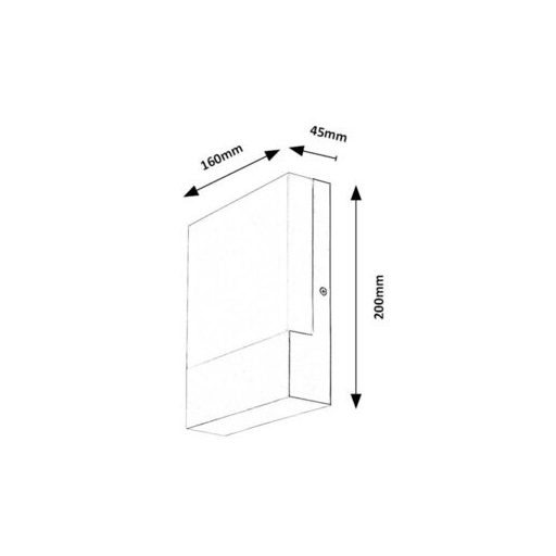 Rábalux Gimone Kültéri lámpa természetes fehér LED 10 - RAB77098