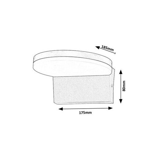 Rábalux Batida Kültéri lámpa változtatható LED 9 - RAB77117
