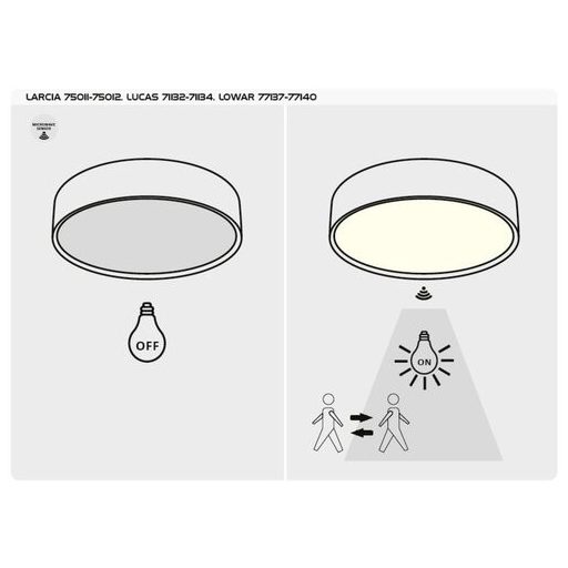 Rábalux Lowar Kültéri lámpa meleg fehér LED 24 - RAB77139