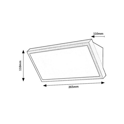 Rábalux Rapla2 Kültéri lámpa változtatható LED 18 - RAB77150