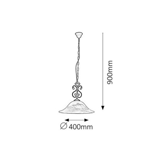 Rábalux Dorothea Beltéri lámpa  E27 1x MAX 60 - RAB7776