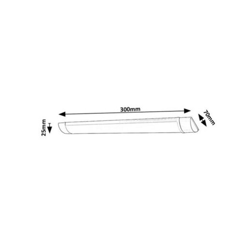 Rábalux Batten light2 Beltéri lámpa természetes fehér LED 10 - RAB78022