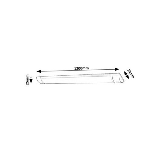 Rábalux Batten light2 Beltéri lámpa természetes fehér LED 36 - RAB78025